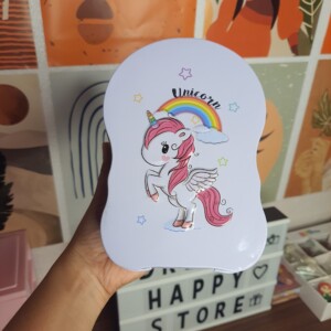 Pretty Unicorn 3D popup Metal Moneybank with Lock & Key