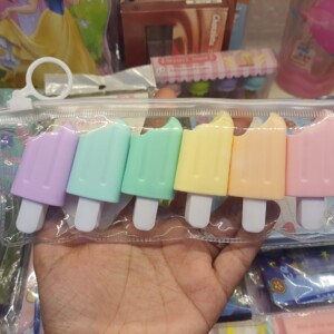 Cute Icecream Highlighter set ( Set of 6)