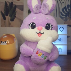 Purple Bunny Soft Toy