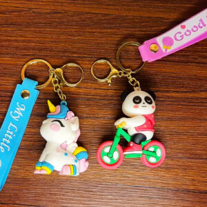 Panda/Unicorn Keychains with Bagtags