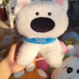 White Dog Soft Toy