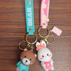 Premium Quality Big Size Bear / Bunny Keychains with Bagtags
