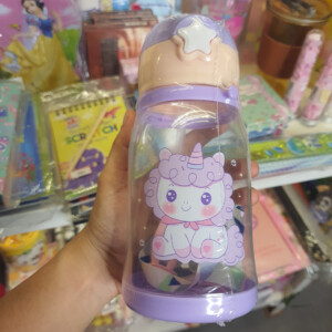 Cute Unicorn Horn Sipper Bottle Attached With Sling