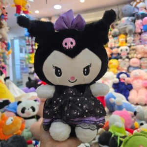 Kuromi in Black Dress Plush Toy