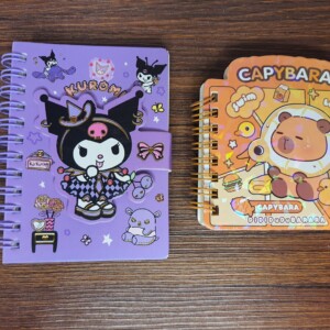 Kuromi / Capybara Diary ( A7 Size , Ruled pages )
