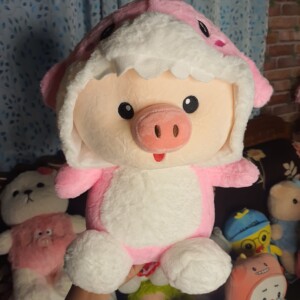 Hoodie Piggy Plush Toy - 40 cm
