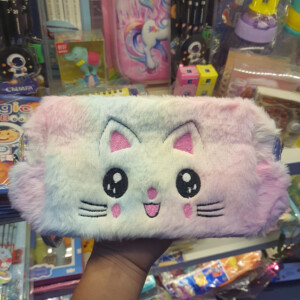 High Quality Pretty Unicorn fur Makeup Pouch