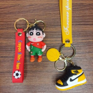 Premium Quality Big Size Shinchan / Shoe Keychains with Bagtags