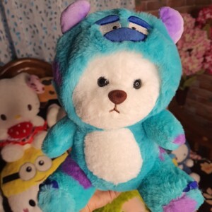 Blue Hoodie Teddy Plush Toy