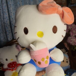 Hello Kitty with Boba Plush Toy