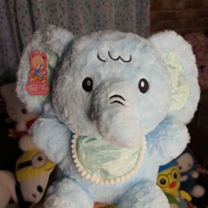 Blue Elephant Plushie