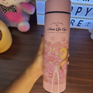 Pretty Aesthetic Pink Floral  Hot & Cold Insulated  Temparature Bottle