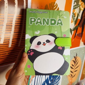 Panda Hardbound Magnetic Diary ( A5 Size , Ruled pages )